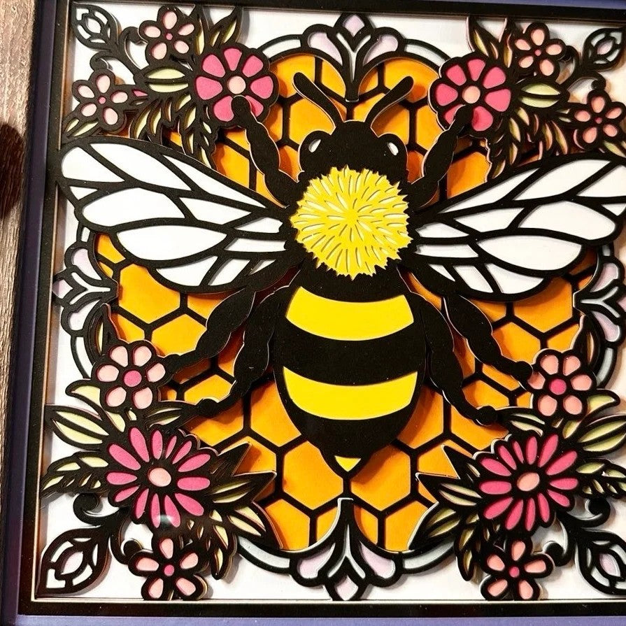Stained Glass Bee