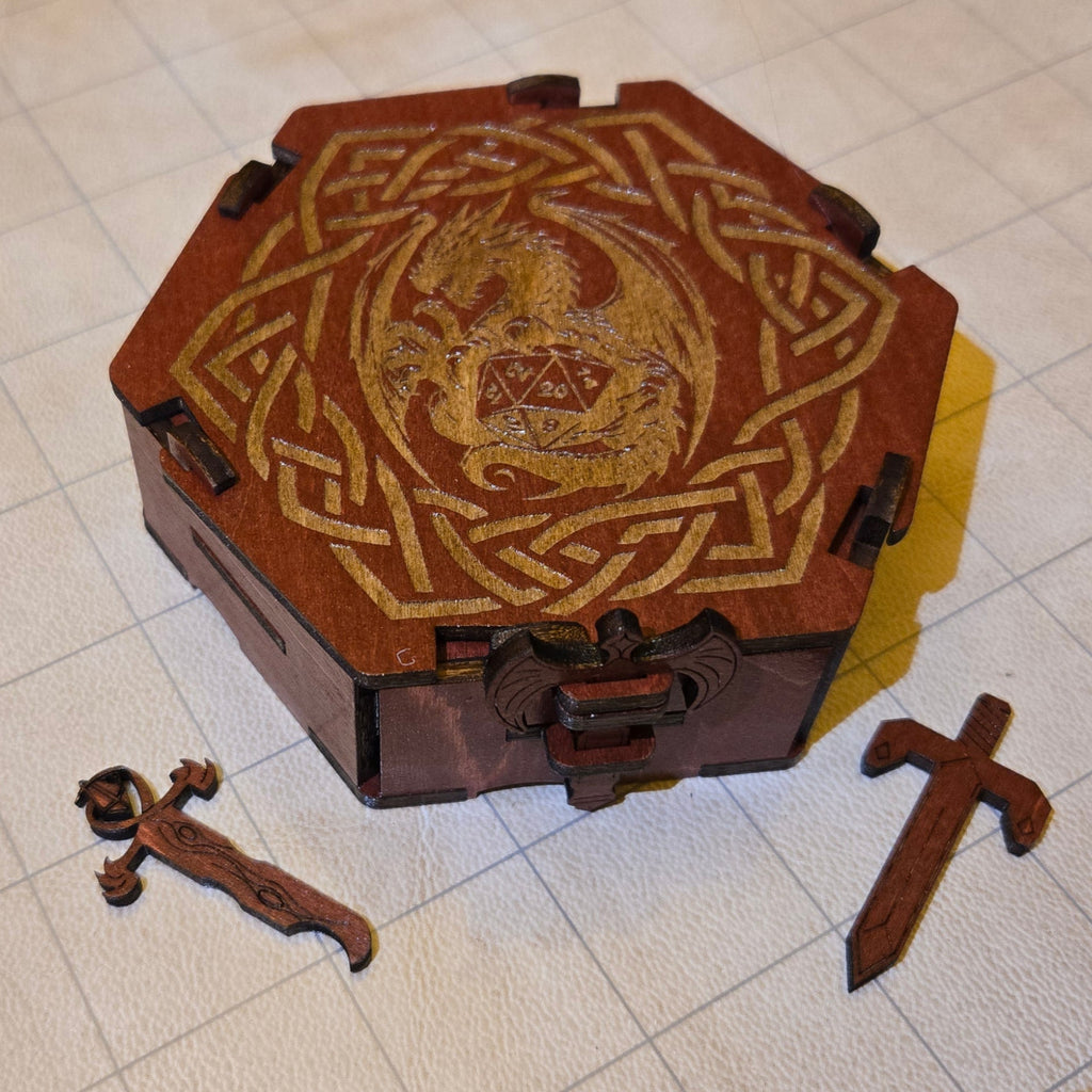 Hexagon Dice Box