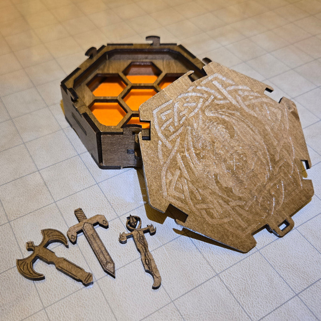 Hexagon Dice Box