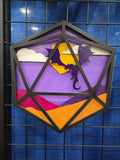 D20 Wall hanging Flying Dragon